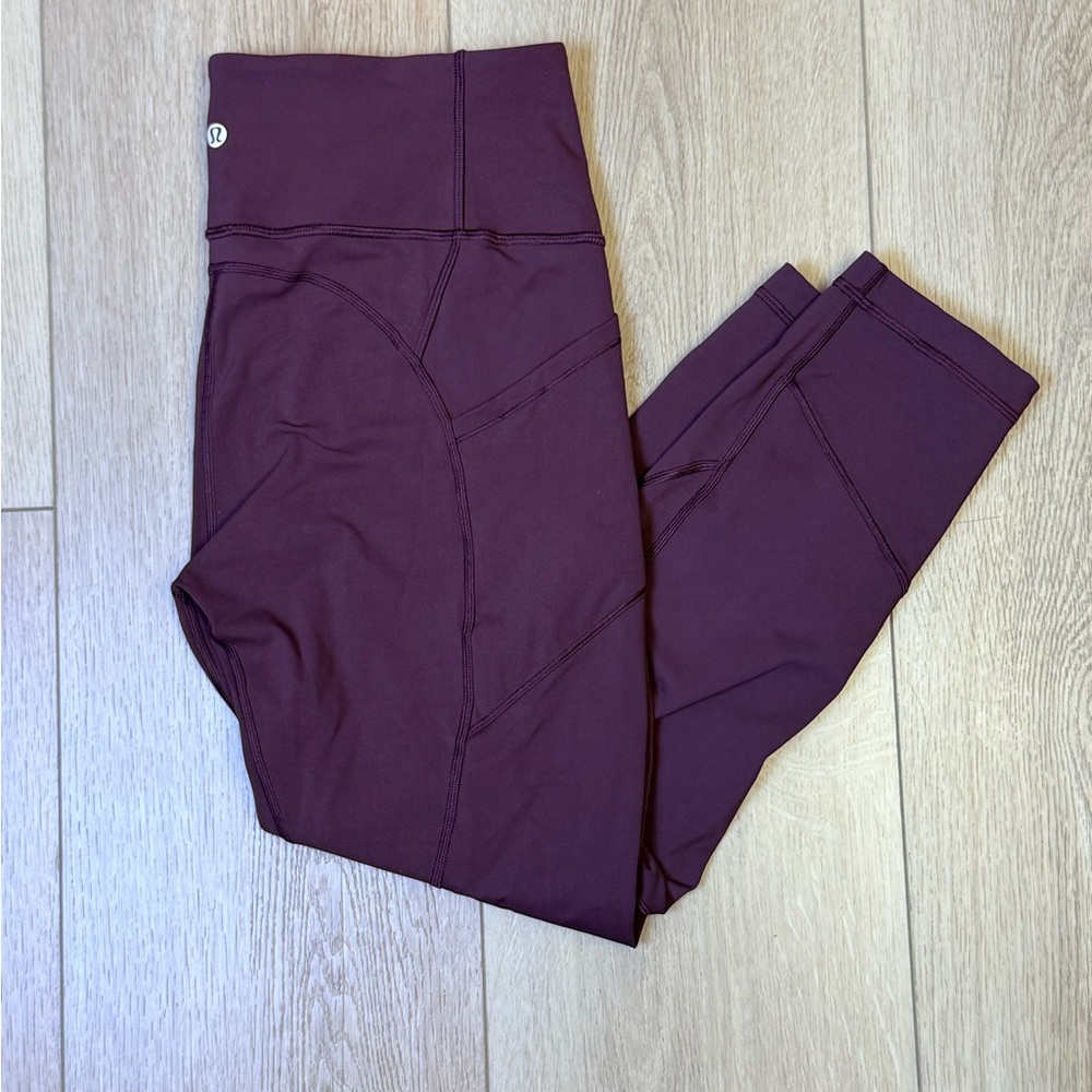 Lululemon All the Right Places Crop II Cassis Size 12 Luxtreme High Rise